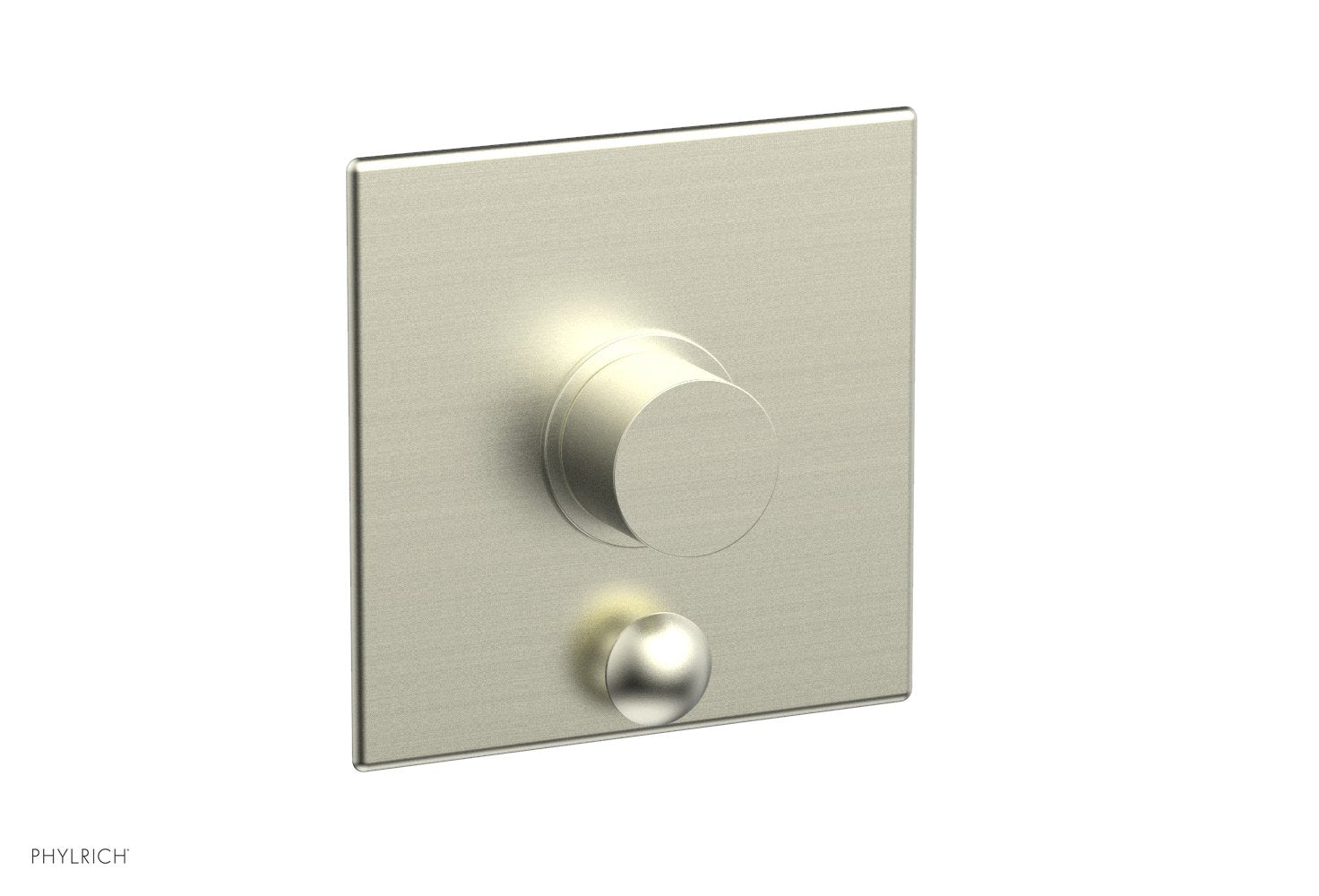 Phylrich BASIC II Pressure Balance Shower Plate with Diverter and Handle Trim Set