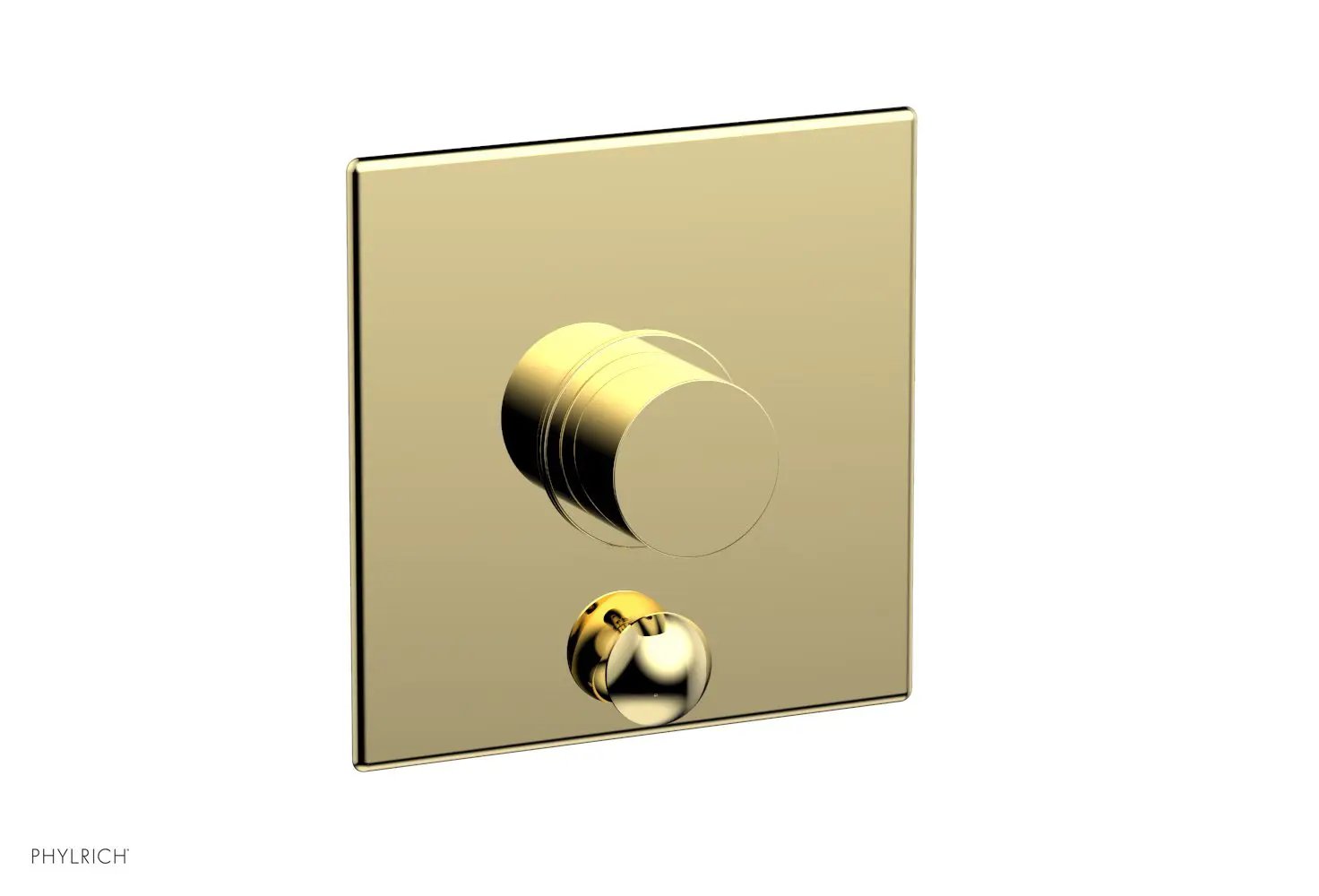 Phylrich BASIC II Pressure Balance Shower Plate with Diverter and Handle Trim Set by Phylrich