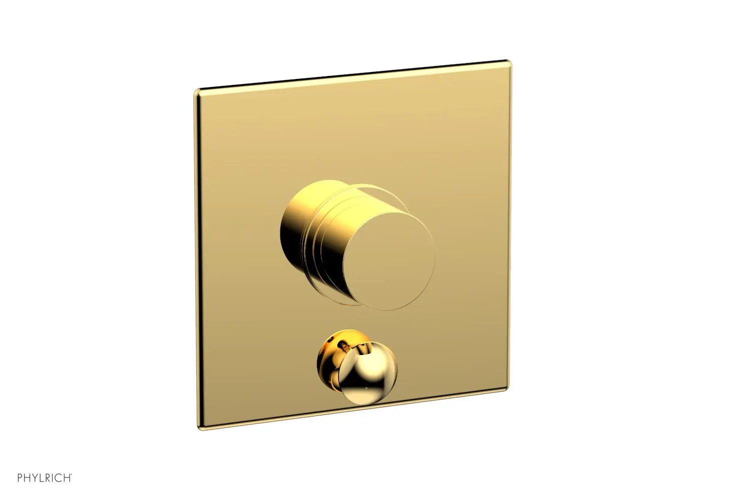 Phylrich BASIC II Pressure Balance Shower Plate with Diverter and Handle Trim Set by Phylrich