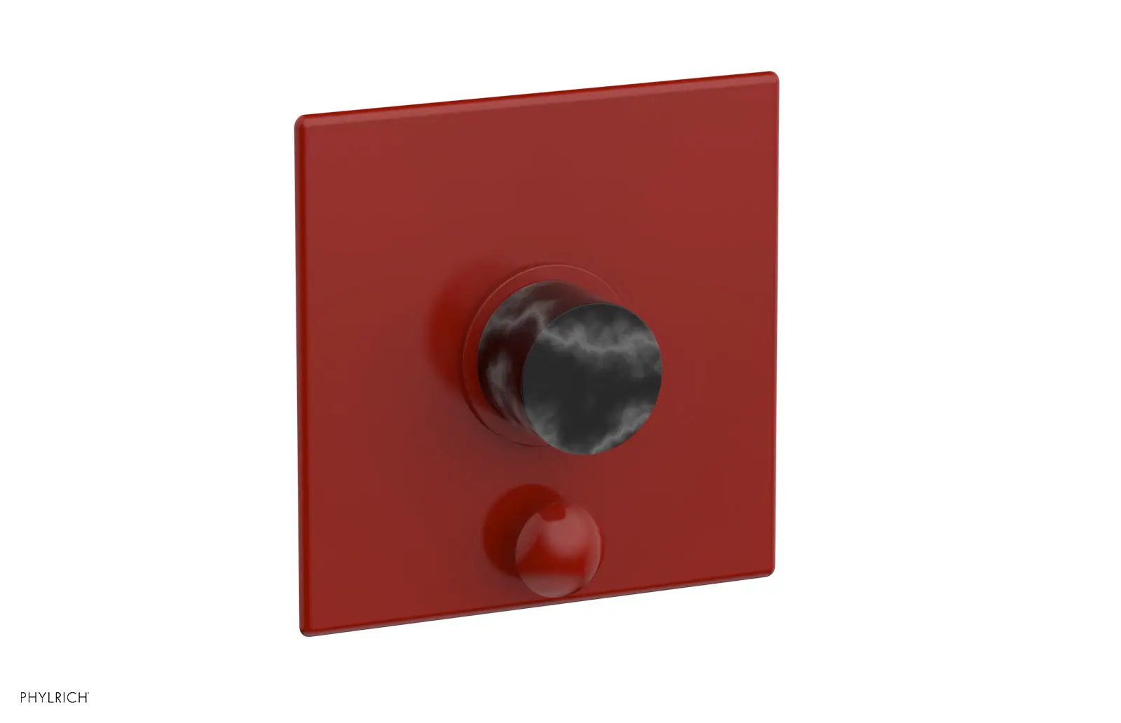 Phylrich BASIC II Pressure Balance Shower Plate with Diverter and Handle Trim Set by Phylrich