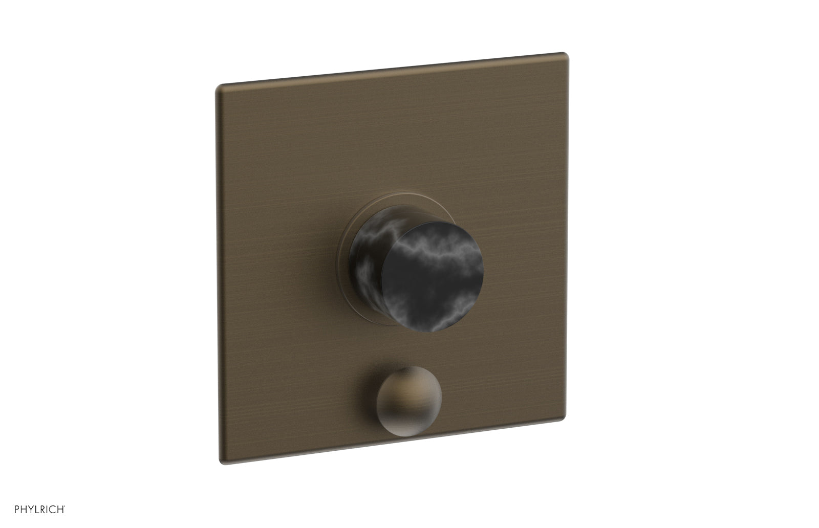 Phylrich BASIC II Pressure Balance Shower Plate with Diverter and Handle Trim Set