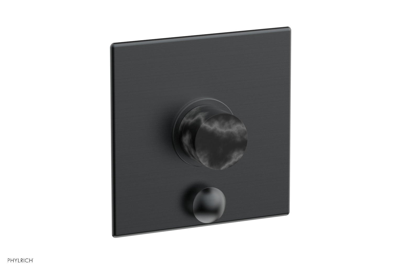 Phylrich BASIC II Pressure Balance Shower Plate with Diverter and Handle Trim Set