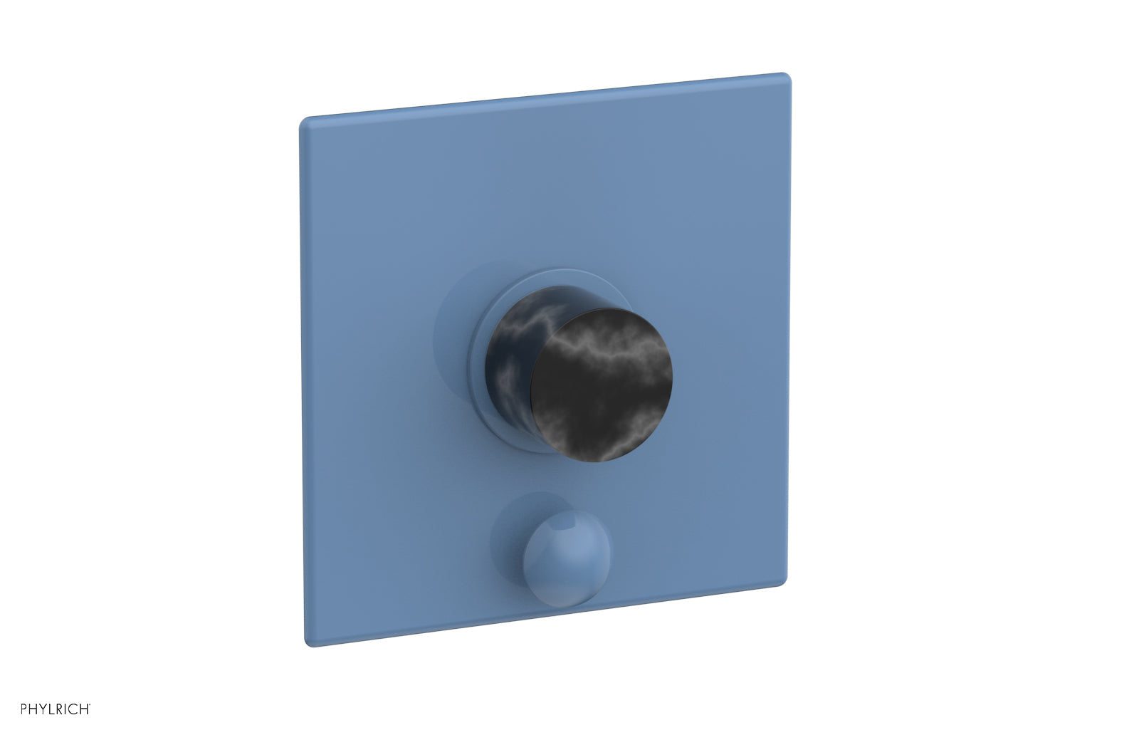 Phylrich BASIC II Pressure Balance Shower Plate with Diverter and Handle Trim Set