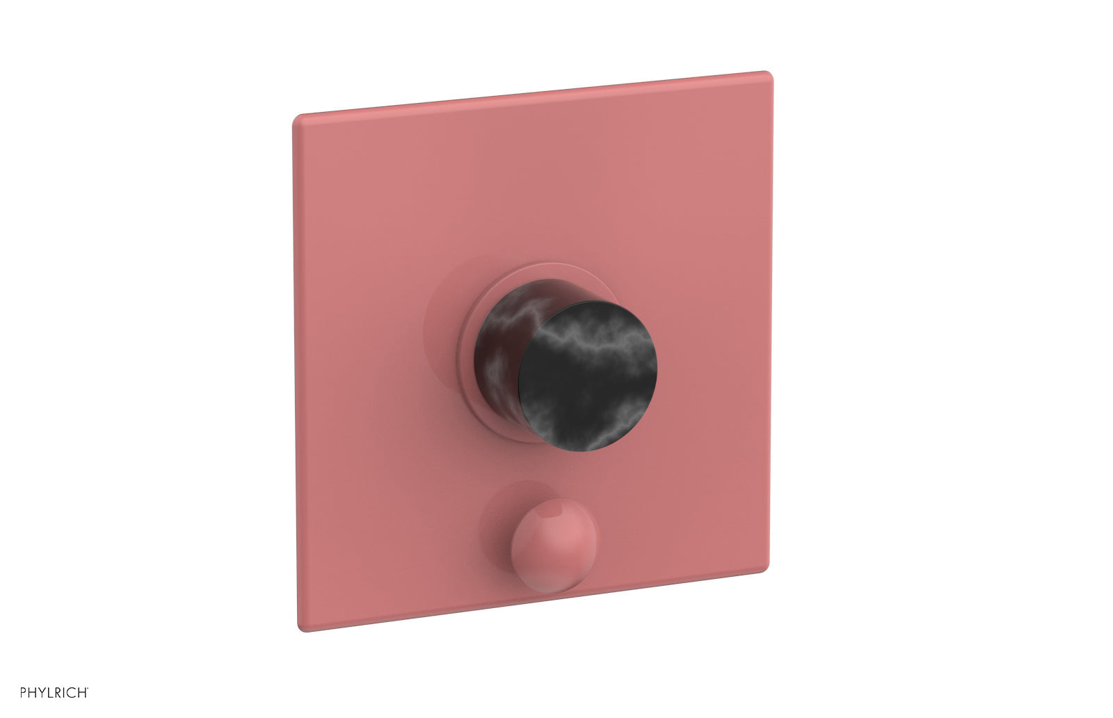 Phylrich BASIC II Pressure Balance Shower Plate with Diverter and Handle Trim Set