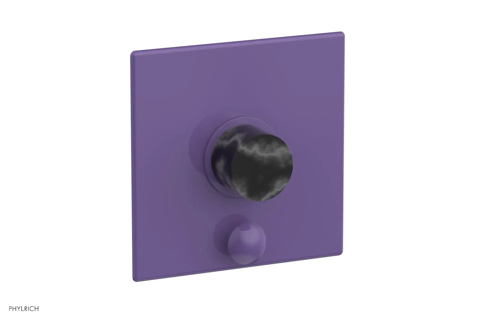Phylrich BASIC II Pressure Balance Shower Plate with Diverter and Handle Trim Set by Phylrich