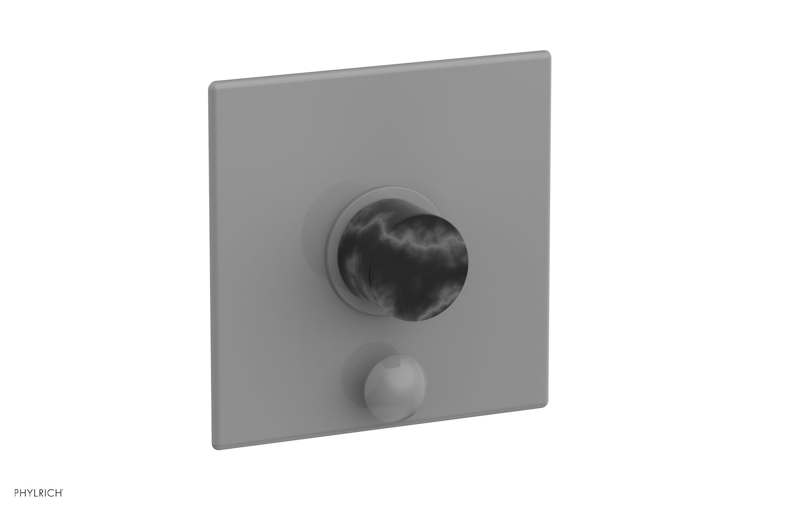 Phylrich BASIC II Pressure Balance Shower Plate with Diverter and Handle Trim Set