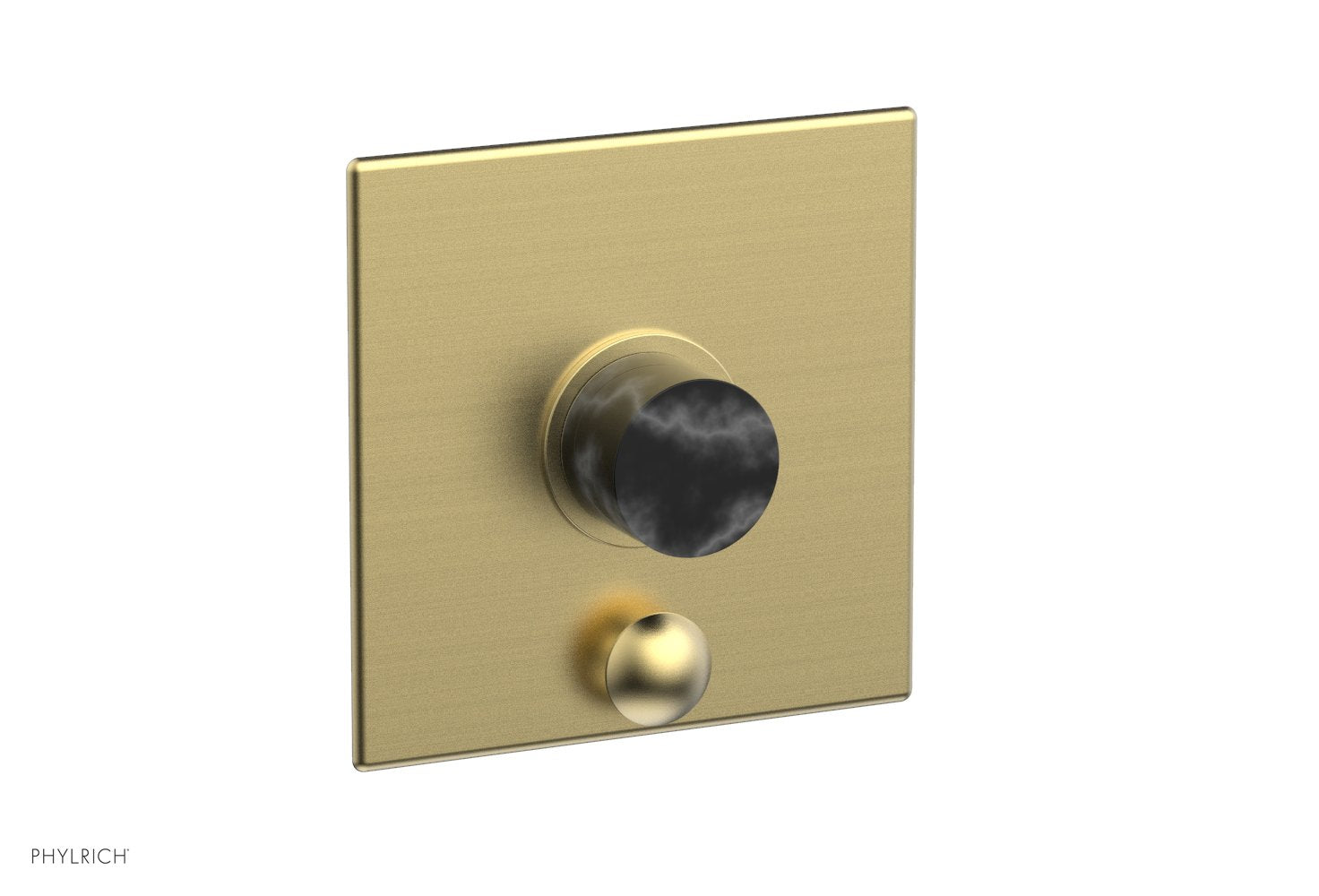 Phylrich BASIC II Pressure Balance Shower Plate with Diverter and Handle Trim Set