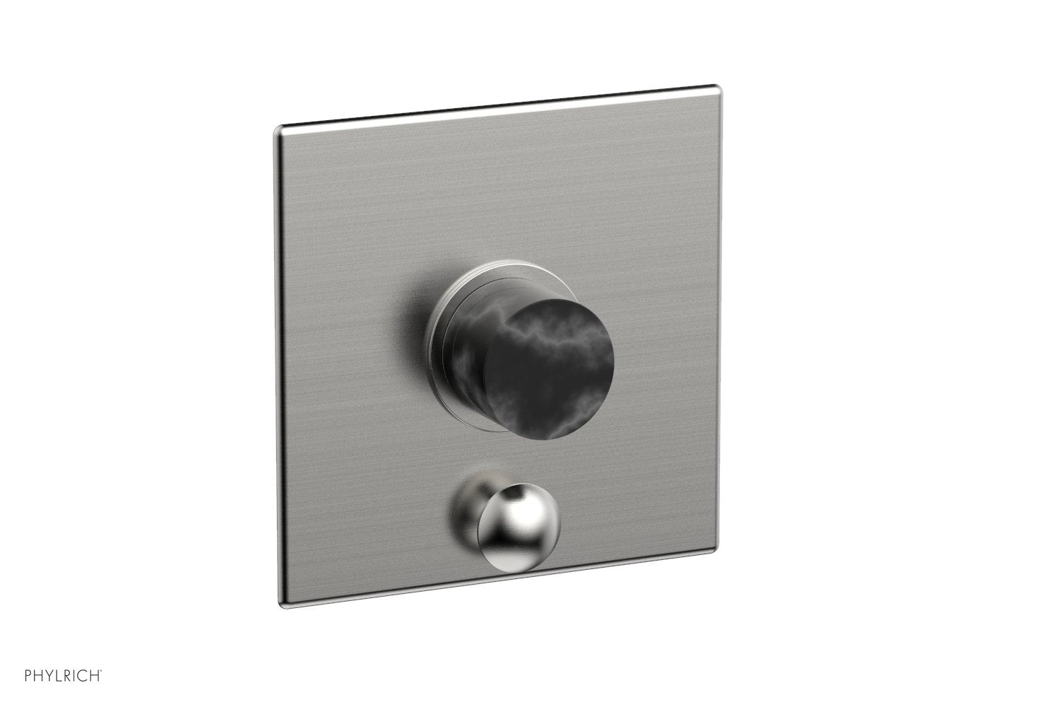 Phylrich BASIC II Pressure Balance Shower Plate with Diverter and Handle Trim Set