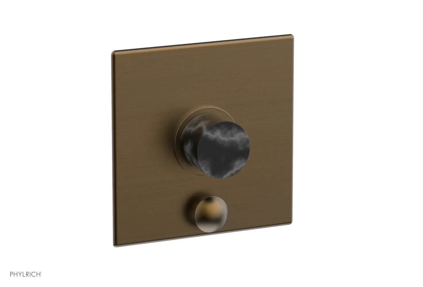 Phylrich BASIC II Pressure Balance Shower Plate with Diverter and Handle Trim Set by Phylrich