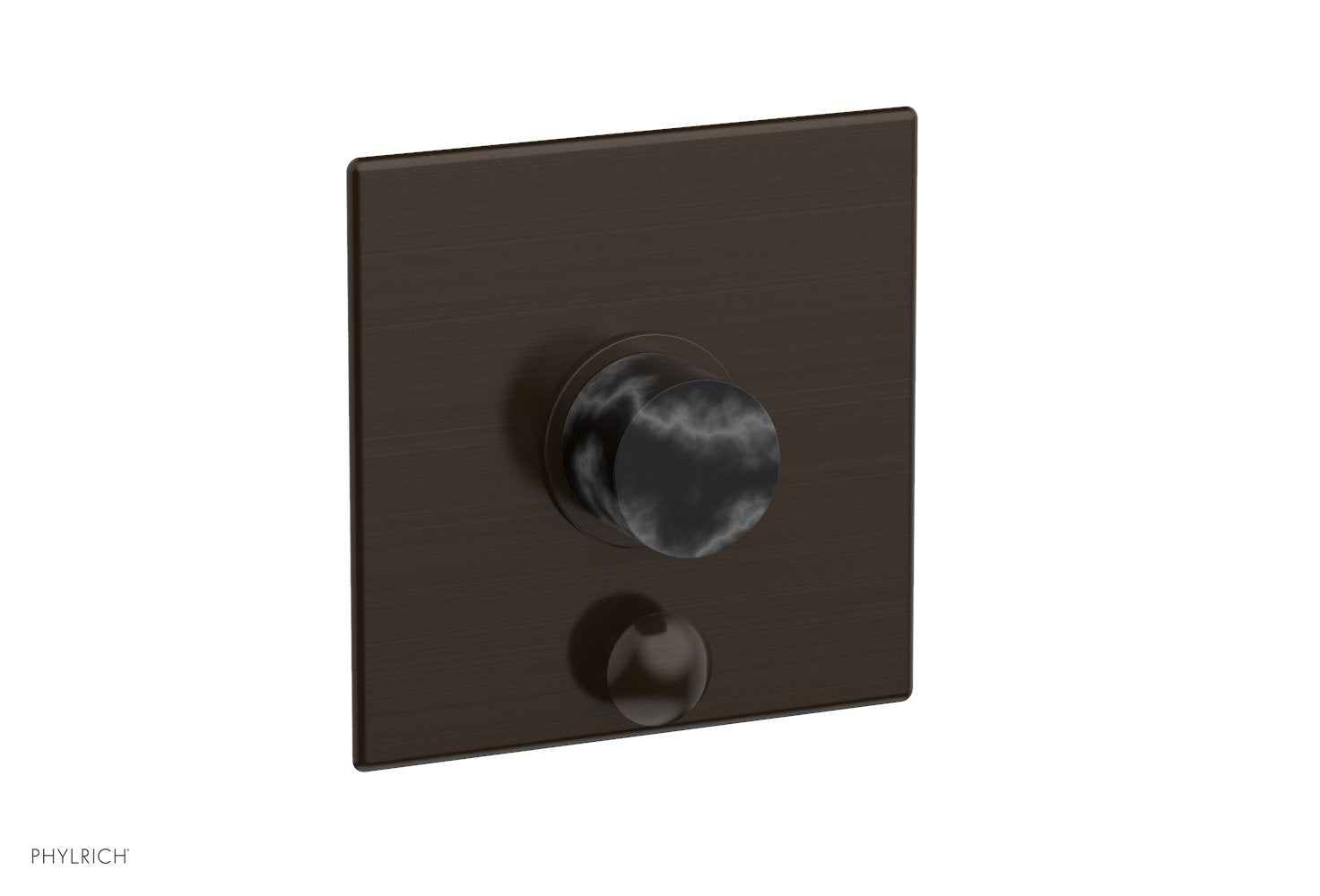 Phylrich BASIC II Pressure Balance Shower Plate with Diverter and Handle Trim Set