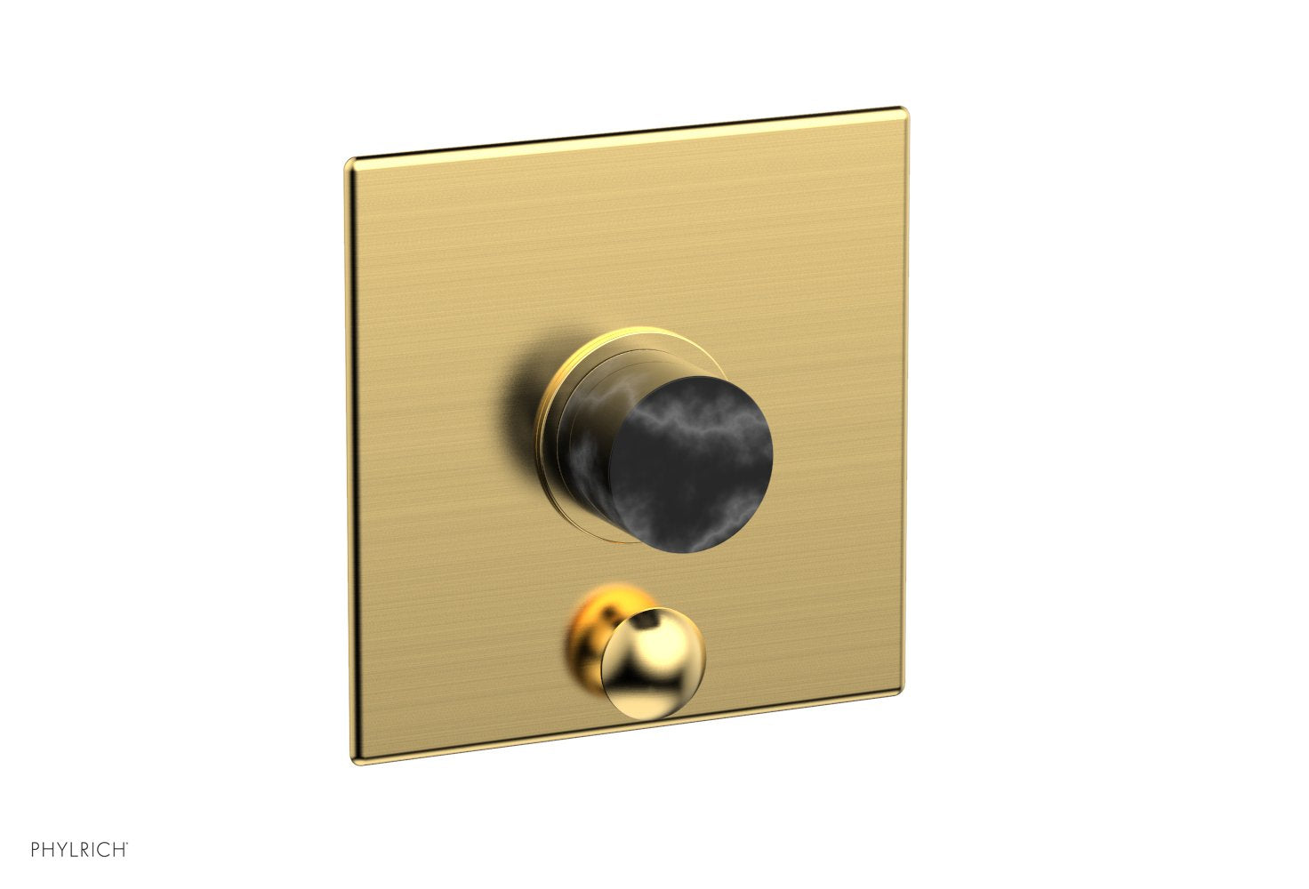 Phylrich BASIC II Pressure Balance Shower Plate with Diverter and Handle Trim Set