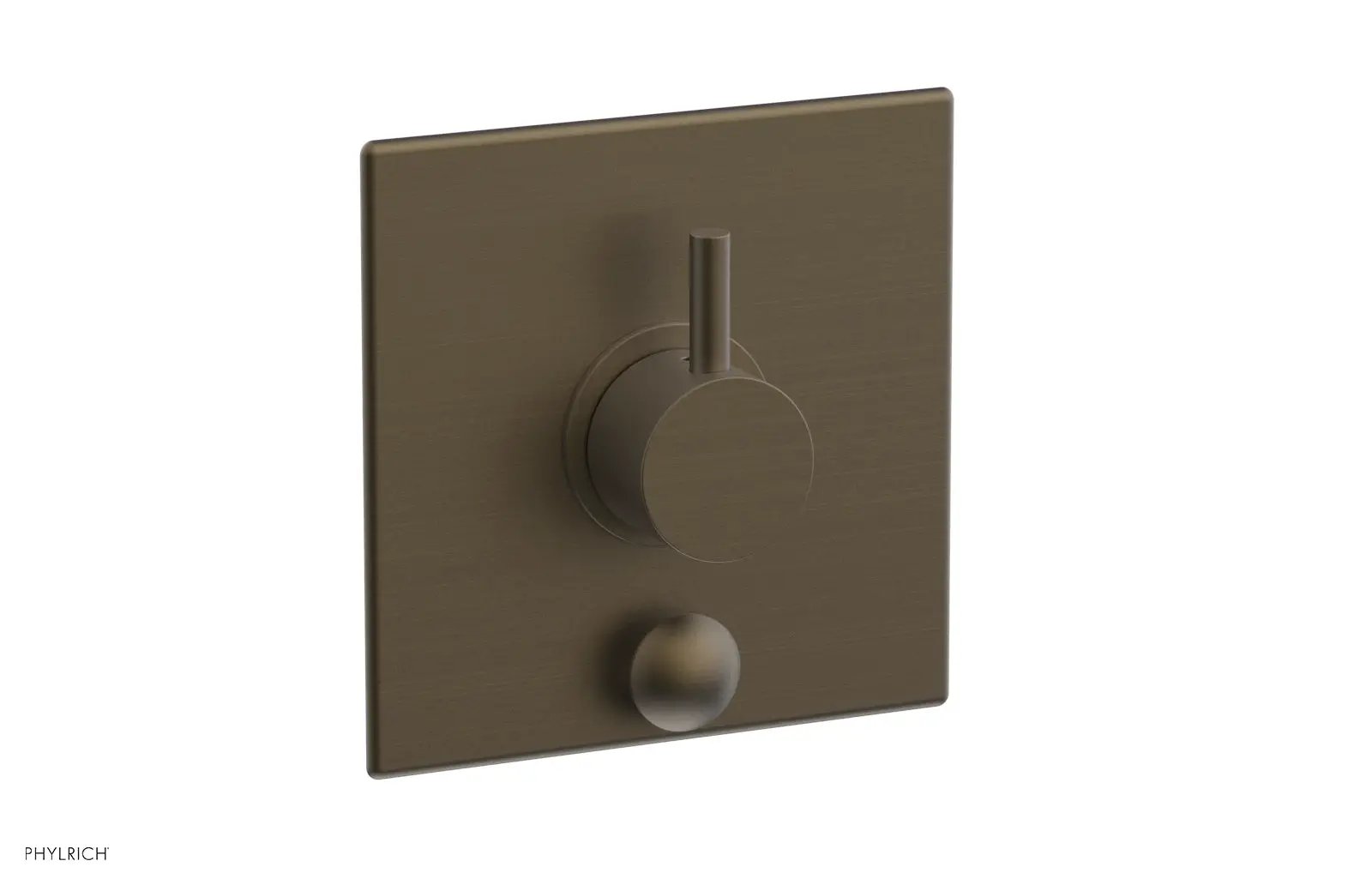 Phylrich BASIC II Pressure Balance Shower Plate with Diverter and Handle Trim Set by Phylrich