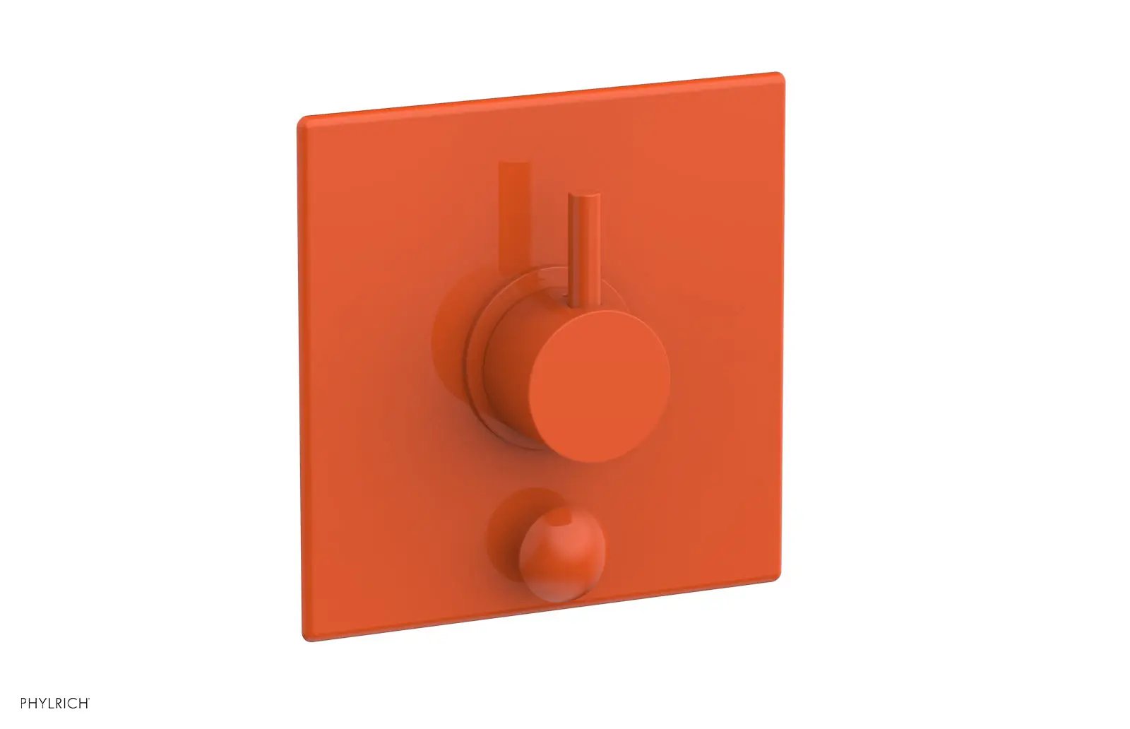 Phylrich BASIC II Pressure Balance Shower Plate with Diverter and Handle Trim Set by Phylrich