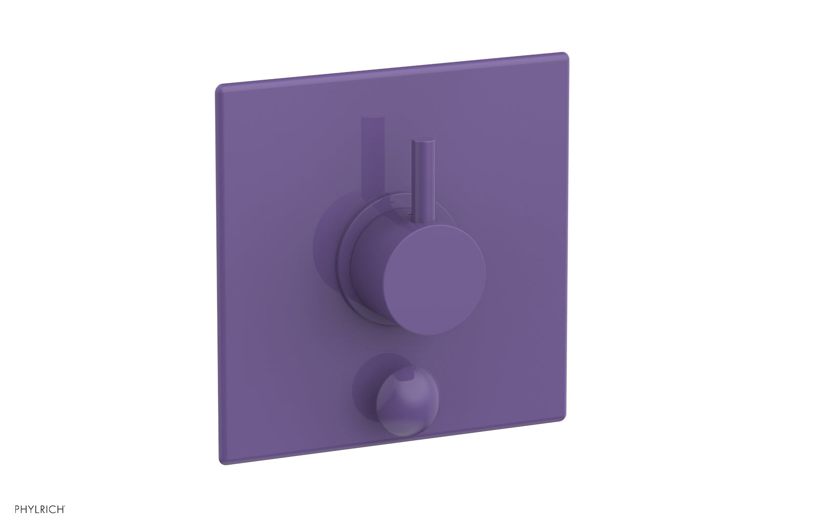 Phylrich BASIC II Pressure Balance Shower Plate with Diverter and Handle Trim Set