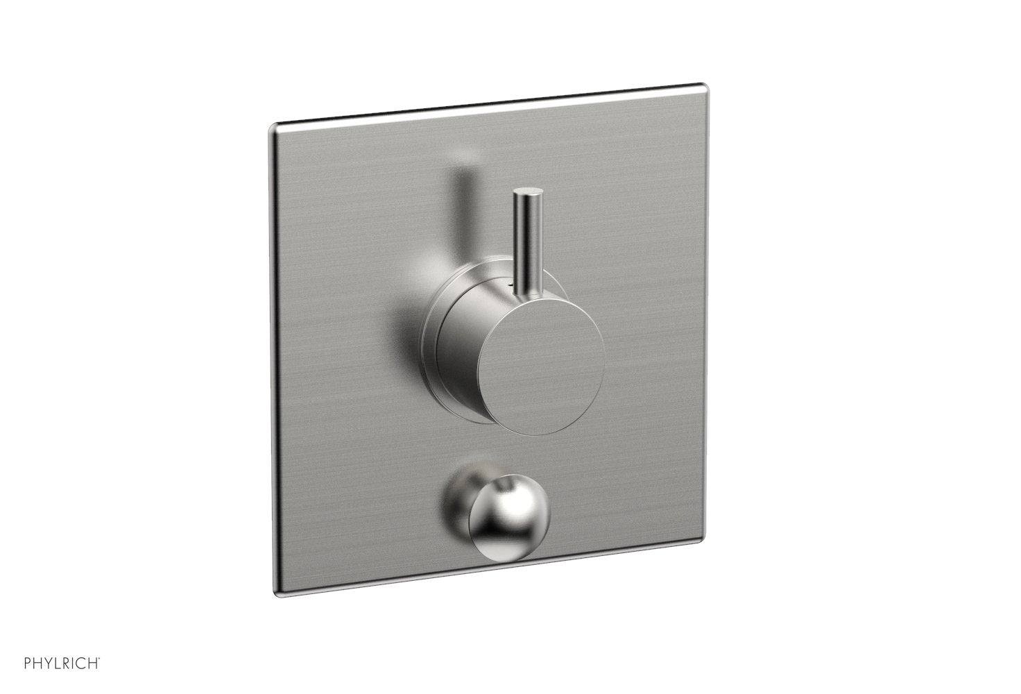 Phylrich BASIC II Pressure Balance Shower Plate with Diverter and Handle Trim Set