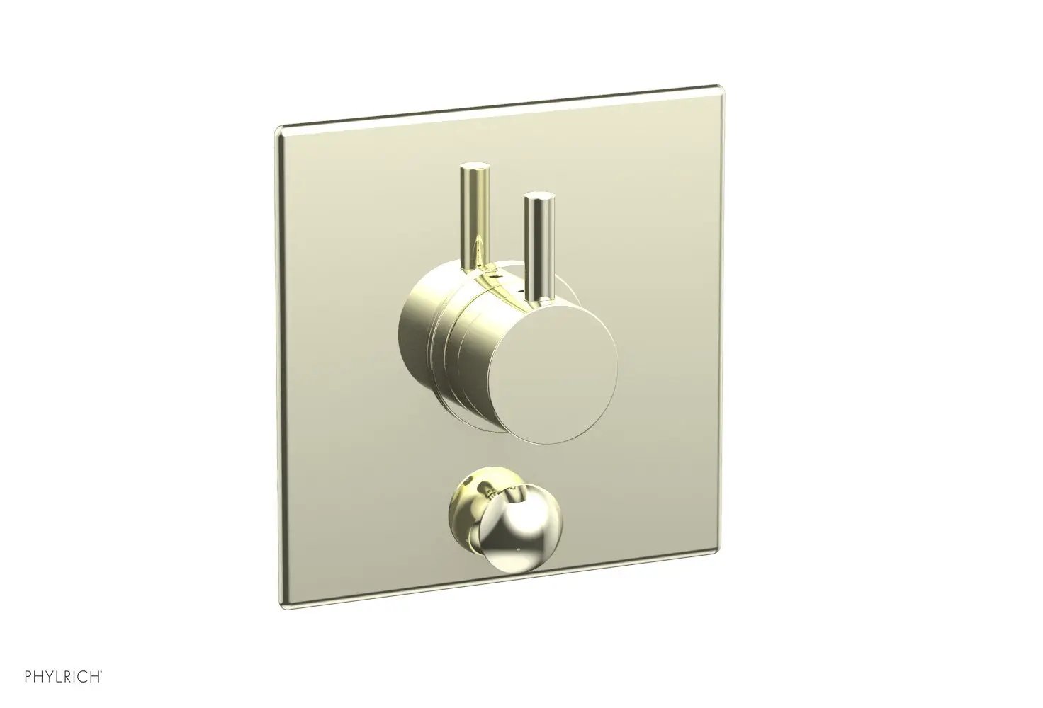 Phylrich BASIC II Pressure Balance Shower Plate with Diverter and Handle Trim Set by Phylrich