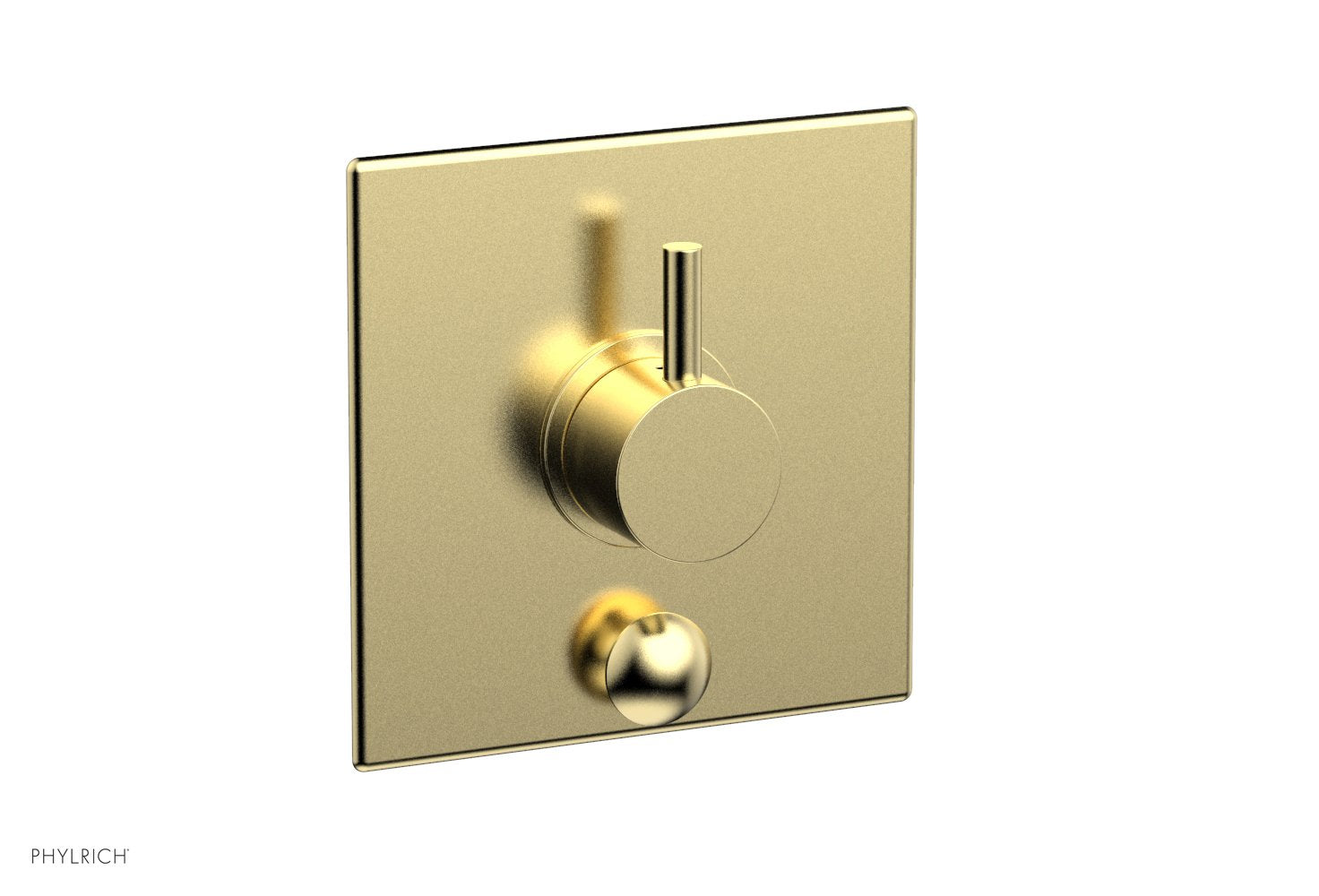 Phylrich BASIC II Pressure Balance Shower Plate with Diverter and Handle Trim Set