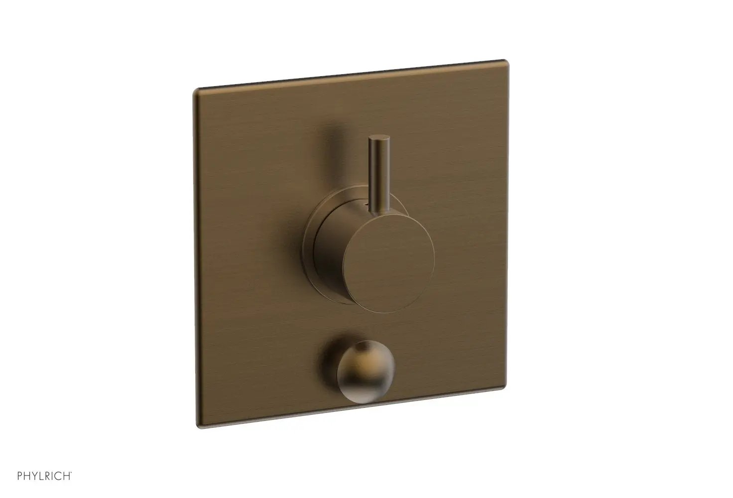 Phylrich BASIC II Pressure Balance Shower Plate with Diverter and Handle Trim Set by Phylrich