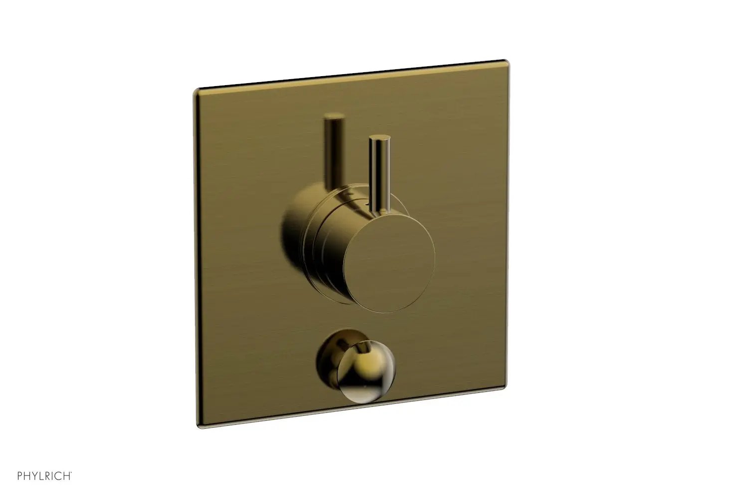Phylrich BASIC II Pressure Balance Shower Plate with Diverter and Handle Trim Set by Phylrich