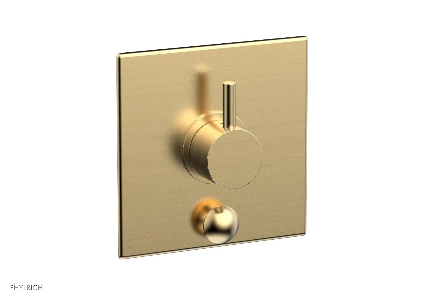 Phylrich BASIC II Pressure Balance Shower Plate with Diverter and Handle Trim Set by Phylrich