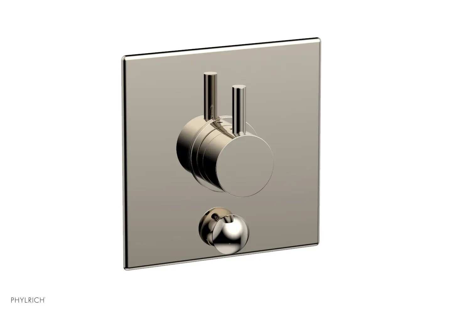 Phylrich BASIC II Pressure Balance Shower Plate with Diverter and Handle Trim Set by Phylrich
