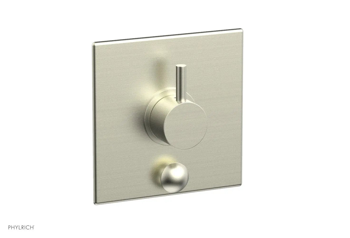 Phylrich BASIC II Pressure Balance Shower Plate with Diverter and Handle Trim Set by Phylrich