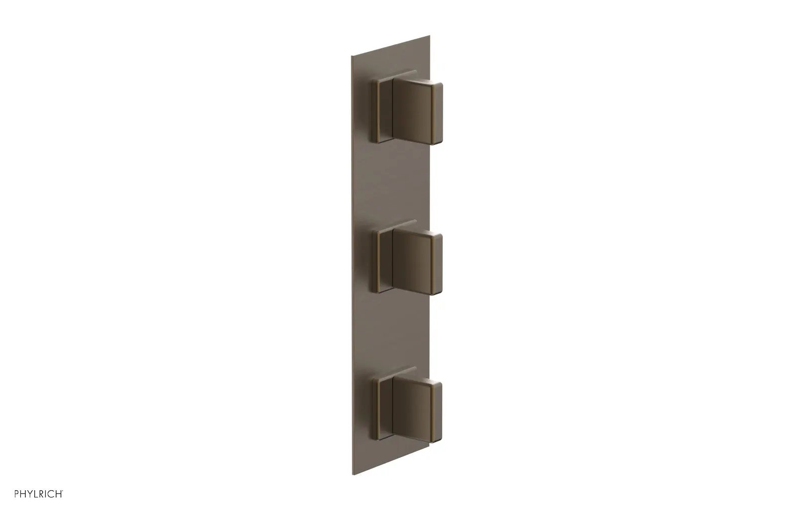 Phylrich MIX Thermostatic Valve with Two Volume Control - Blade Handles by Phylrich