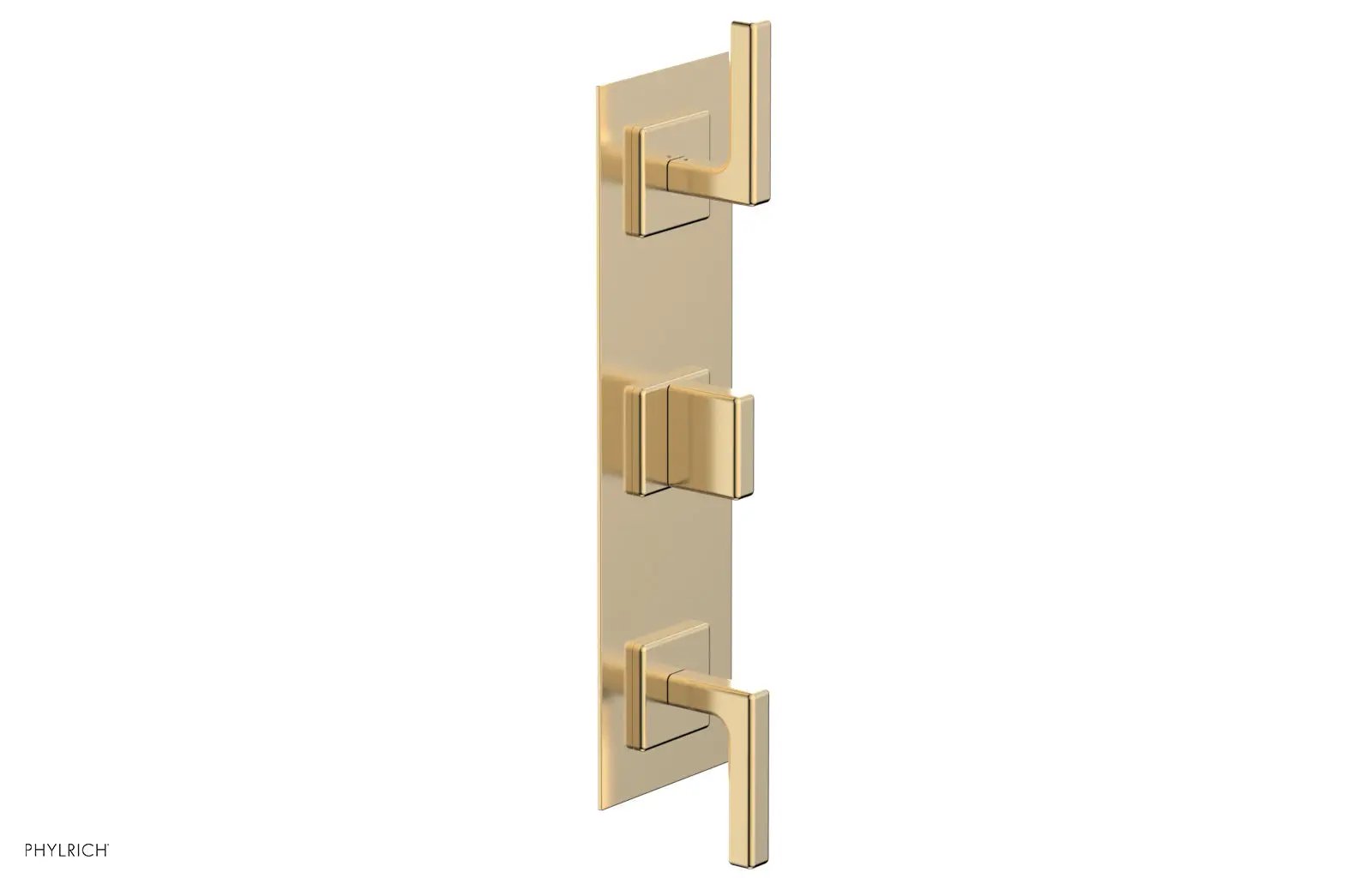 Phylrich MIX Thermostatic Valve with Two Volume Control - Lever Handles by Phylrich