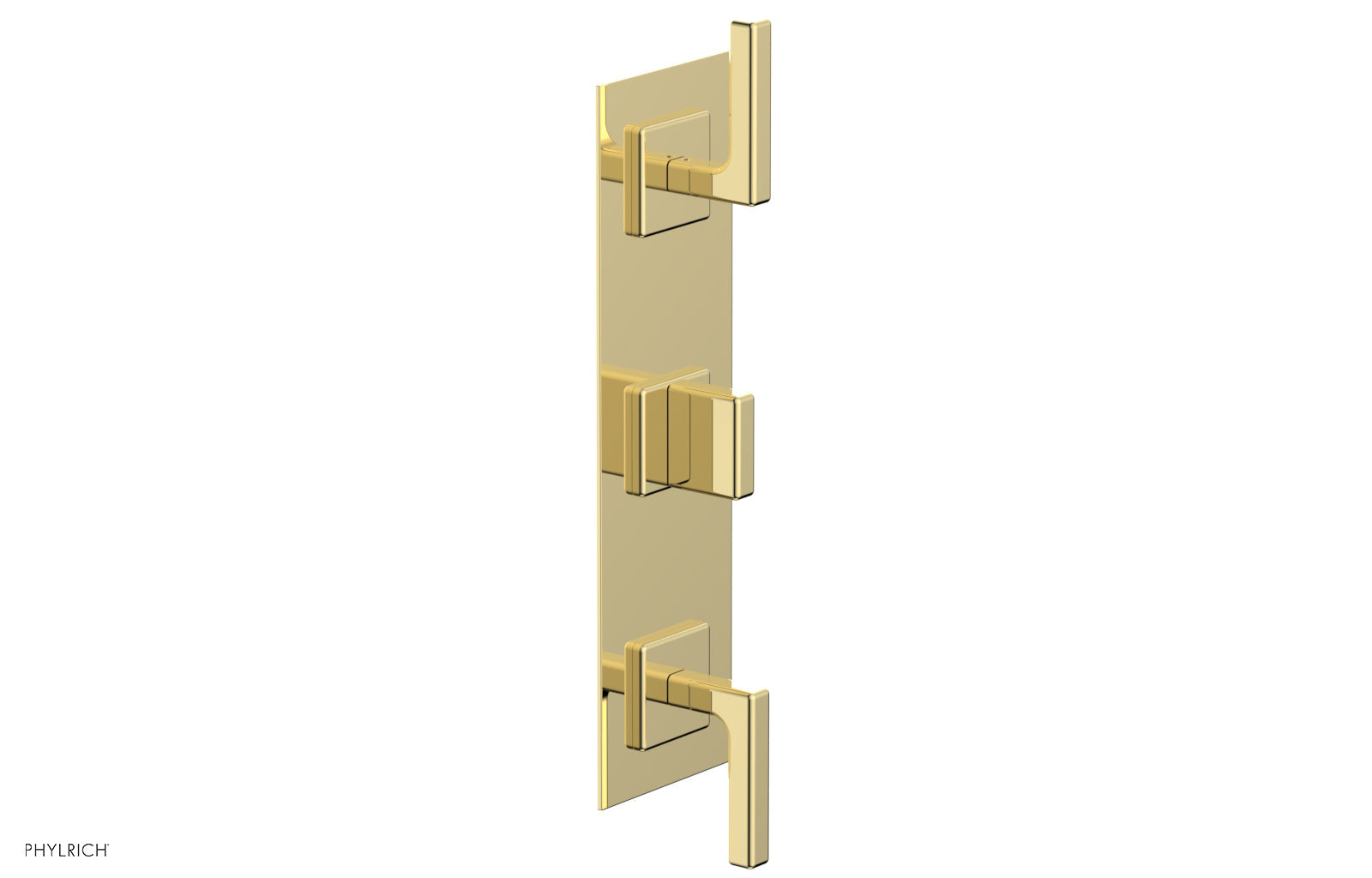 Phylrich MIX Thermostatic Valve with Two Volume Control - Lever Handles by Phylrich