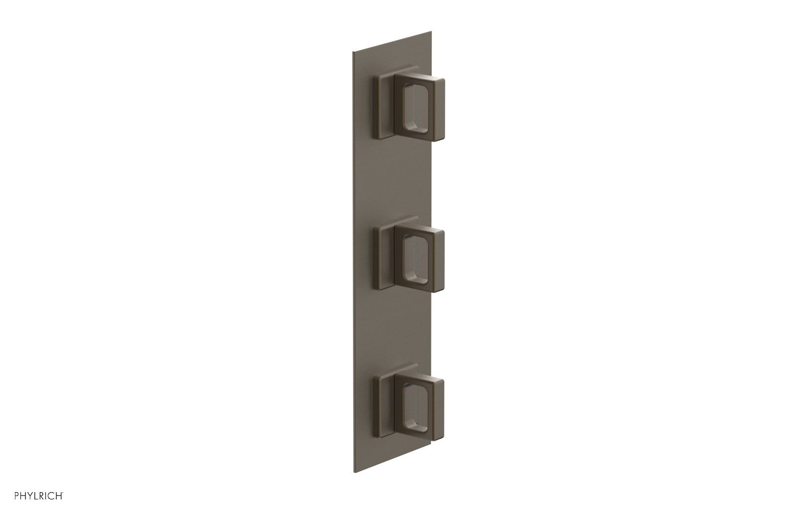 Phylrich MIX Thermostatic Valve with Two Volume Control - Ring Handles by Phylrich