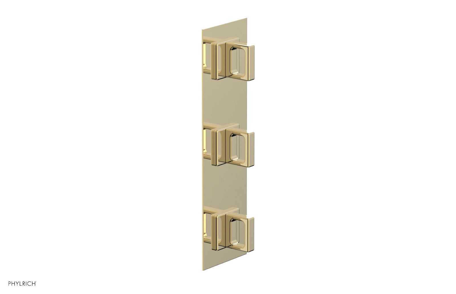 Phylrich MIX Thermostatic Valve with Two Volume Control - Ring Handles by Phylrich