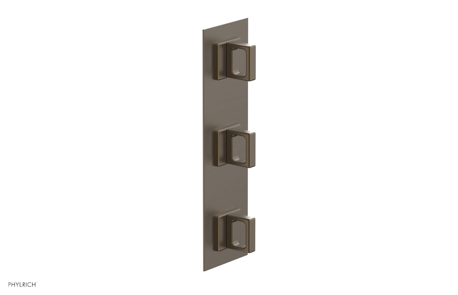 Phylrich MIX Thermostatic Valve with Two Volume Control - Ring Handles by Phylrich
