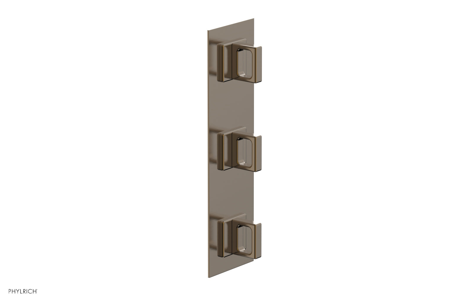Phylrich MIX Thermostatic Valve with Two Volume Control - Ring Handles by Phylrich
