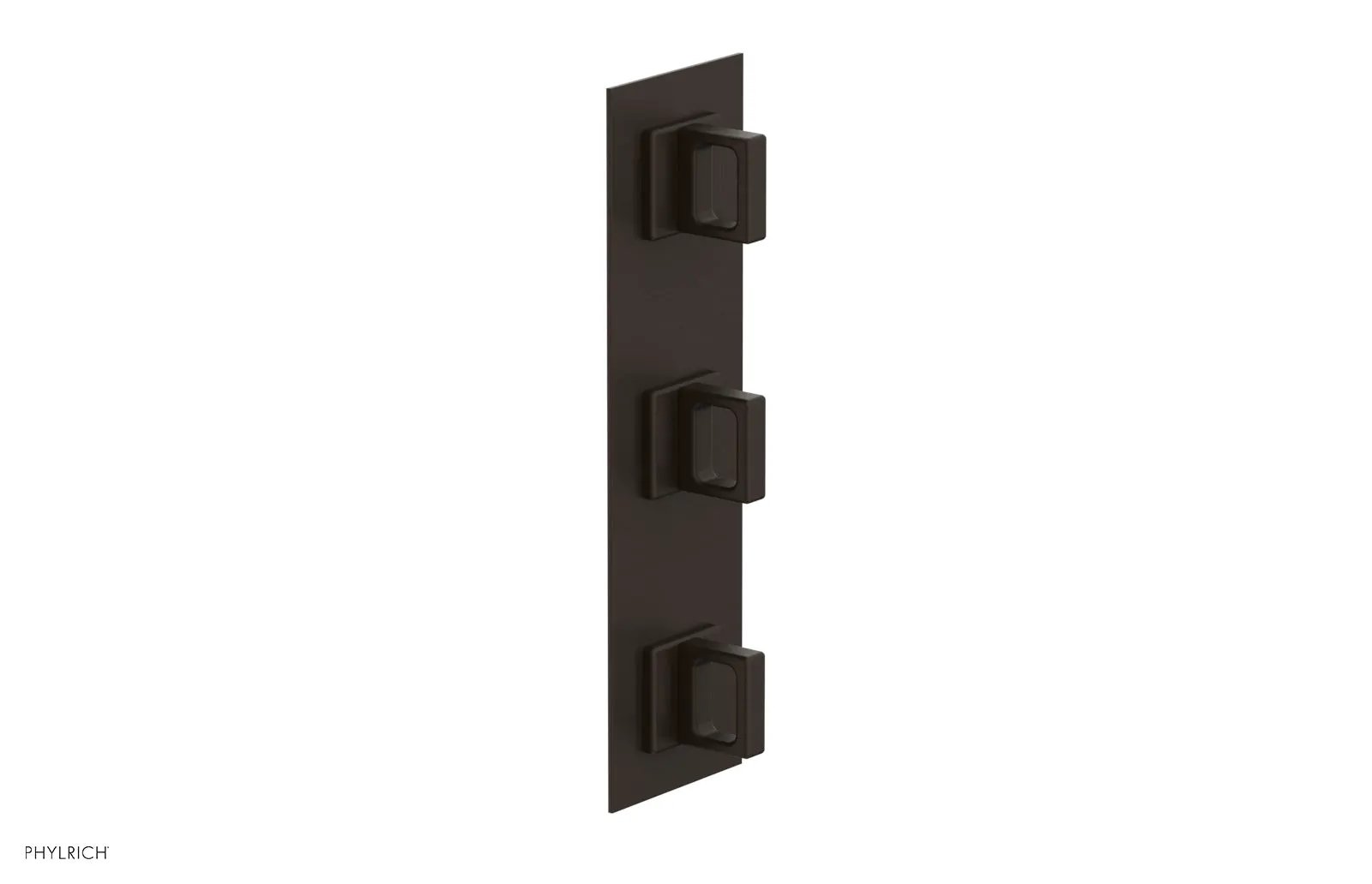 Phylrich MIX Thermostatic Valve with Two Volume Control - Ring Handles by Phylrich