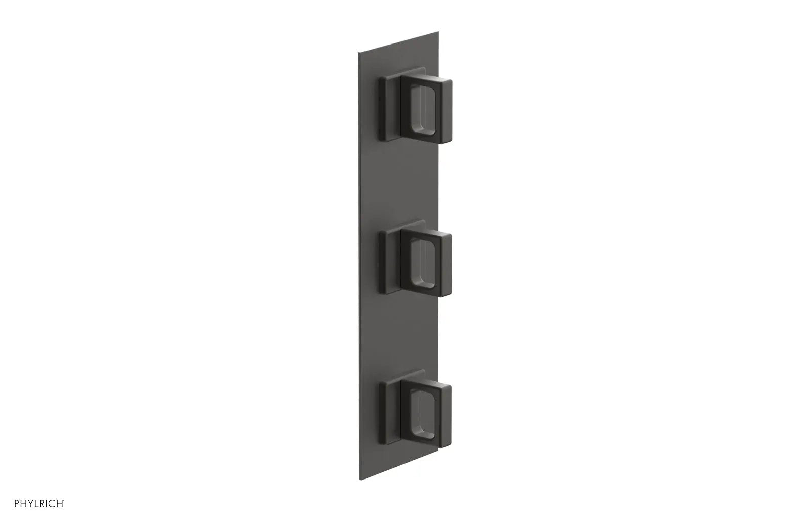 Phylrich MIX Thermostatic Valve with Two Volume Control - Ring Handles by Phylrich