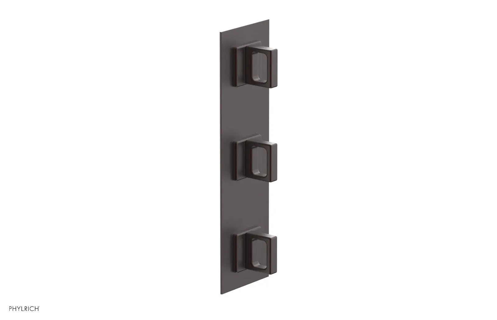 Phylrich MIX Thermostatic Valve with Two Volume Control - Ring Handles by Phylrich