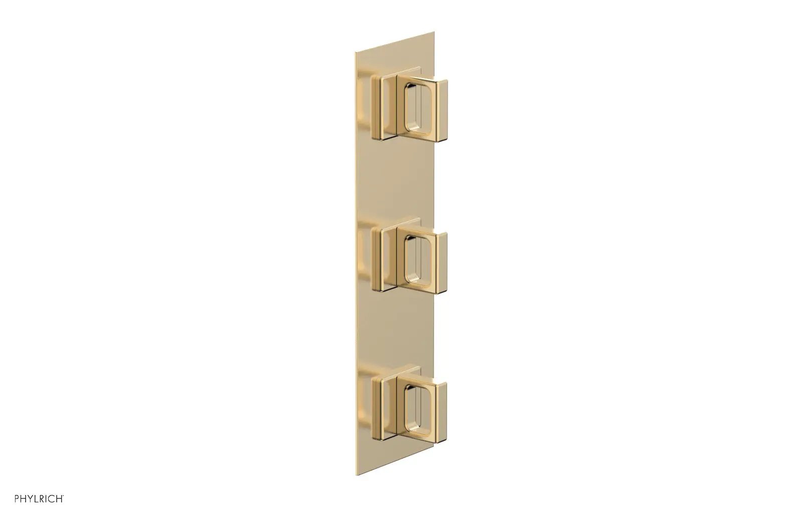 Phylrich MIX Thermostatic Valve with Two Volume Control - Ring Handles by Phylrich