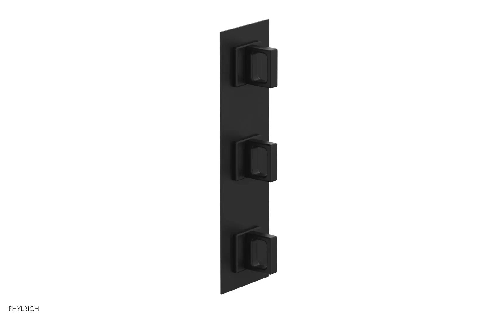 Phylrich MIX Thermostatic Valve with Two Volume Control - Ring Handles by Phylrich