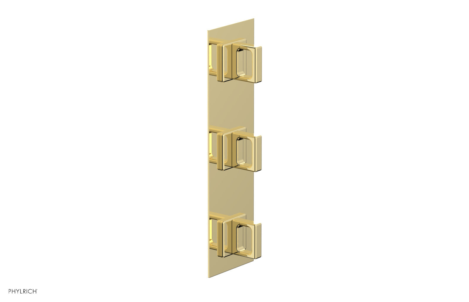 Phylrich MIX Thermostatic Valve with Two Volume Control - Ring Handles by Phylrich