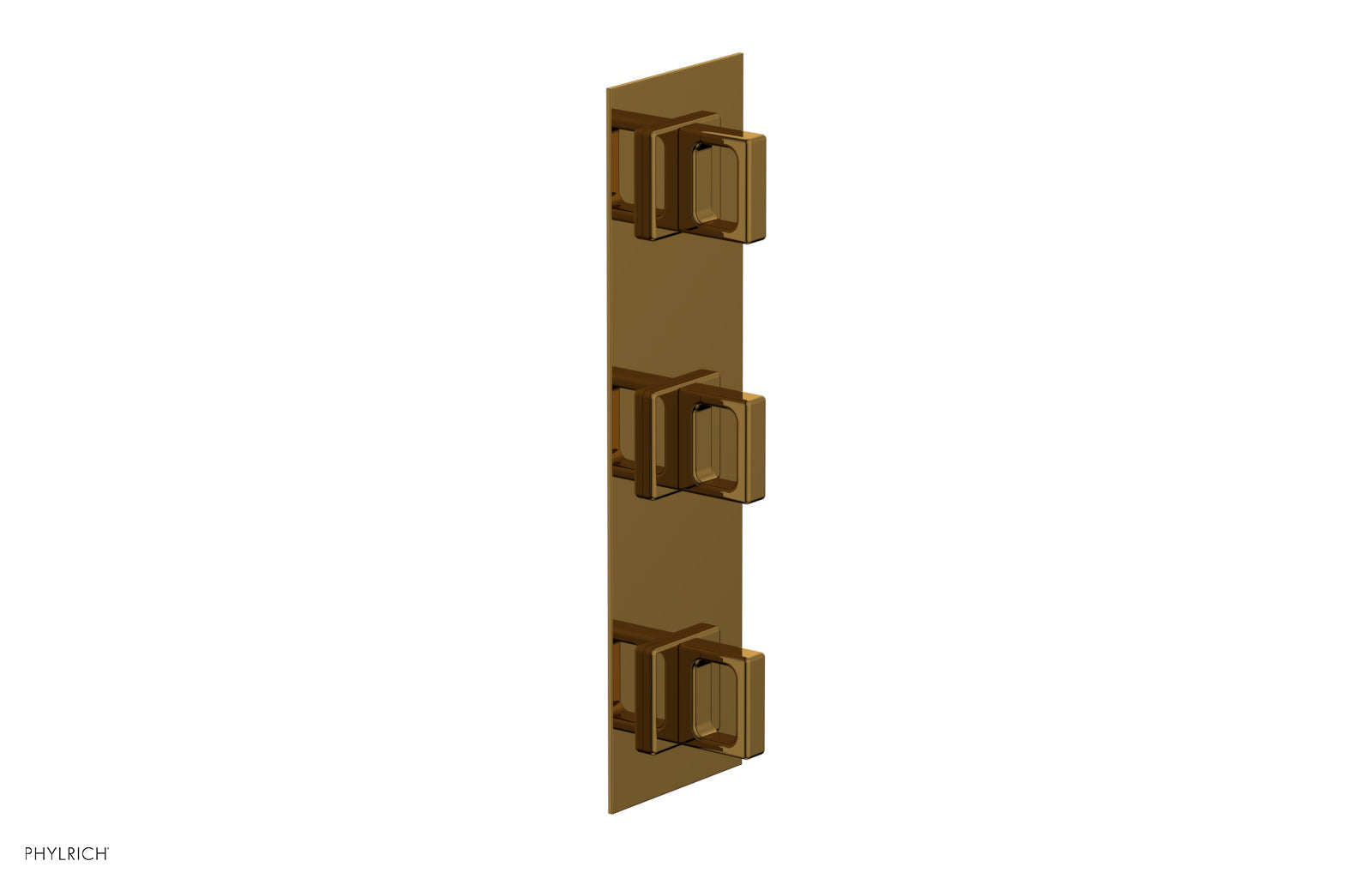 Phylrich MIX Thermostatic Valve with Two Volume Control - Ring Handles by Phylrich