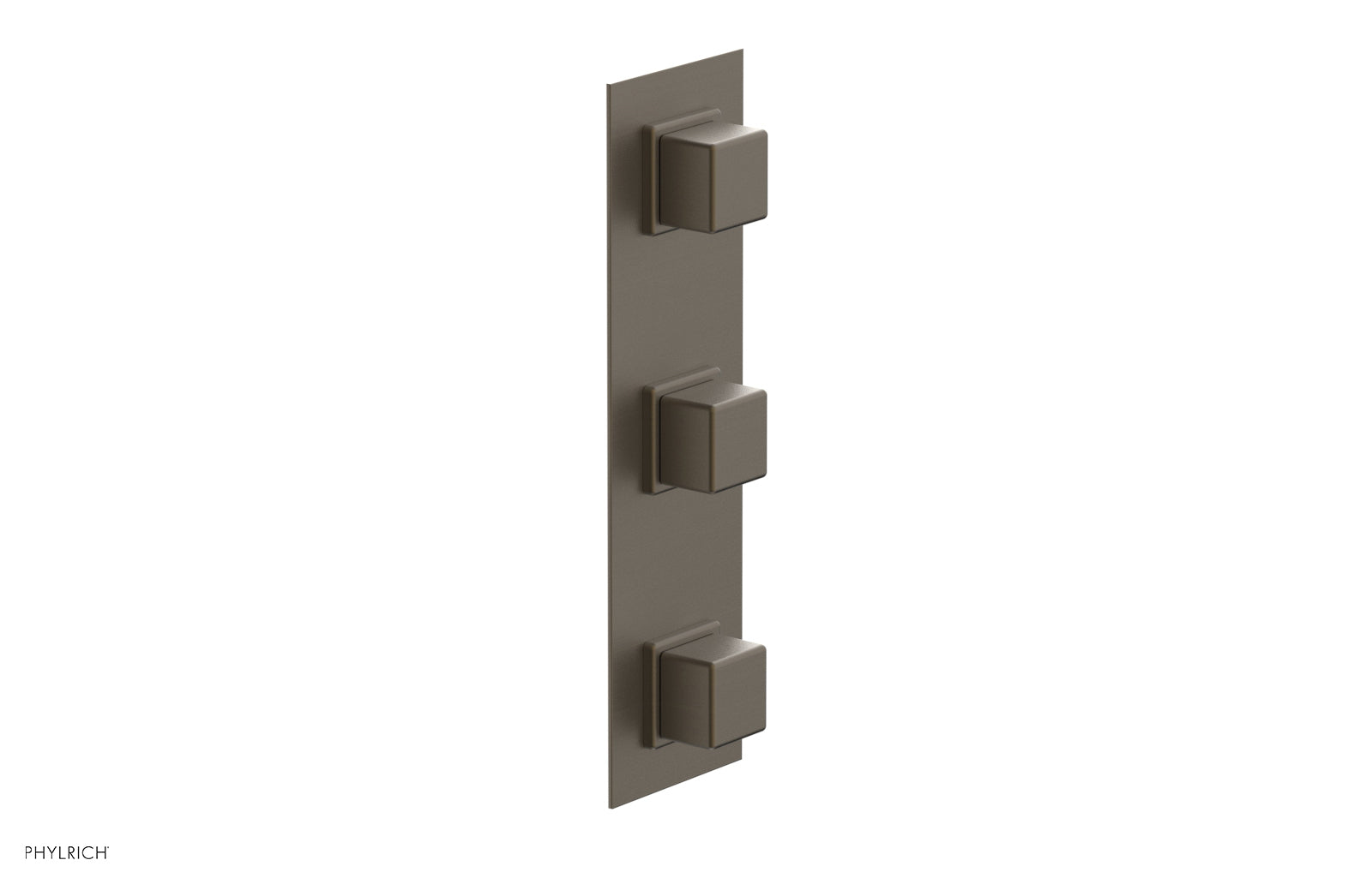 Phylrich MIX Thermostatic Valve with Two Volume Control - Cube Handles