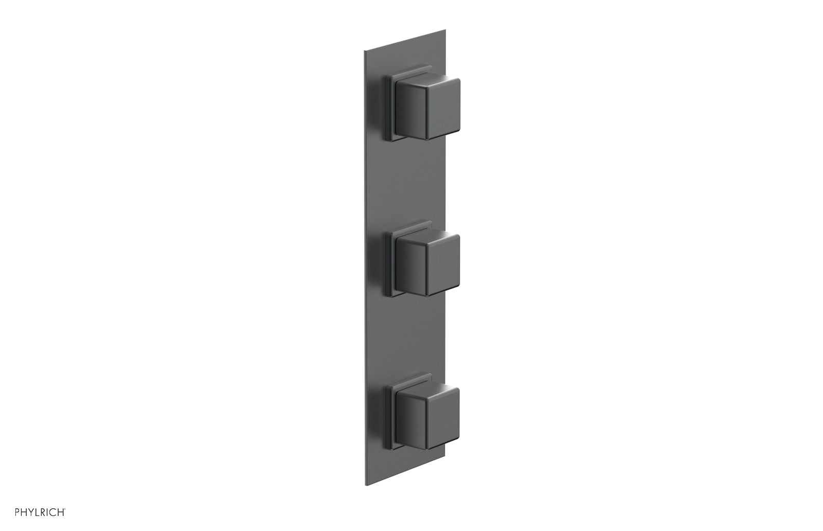 Phylrich MIX Thermostatic Valve with Two Volume Control - Cube Handles