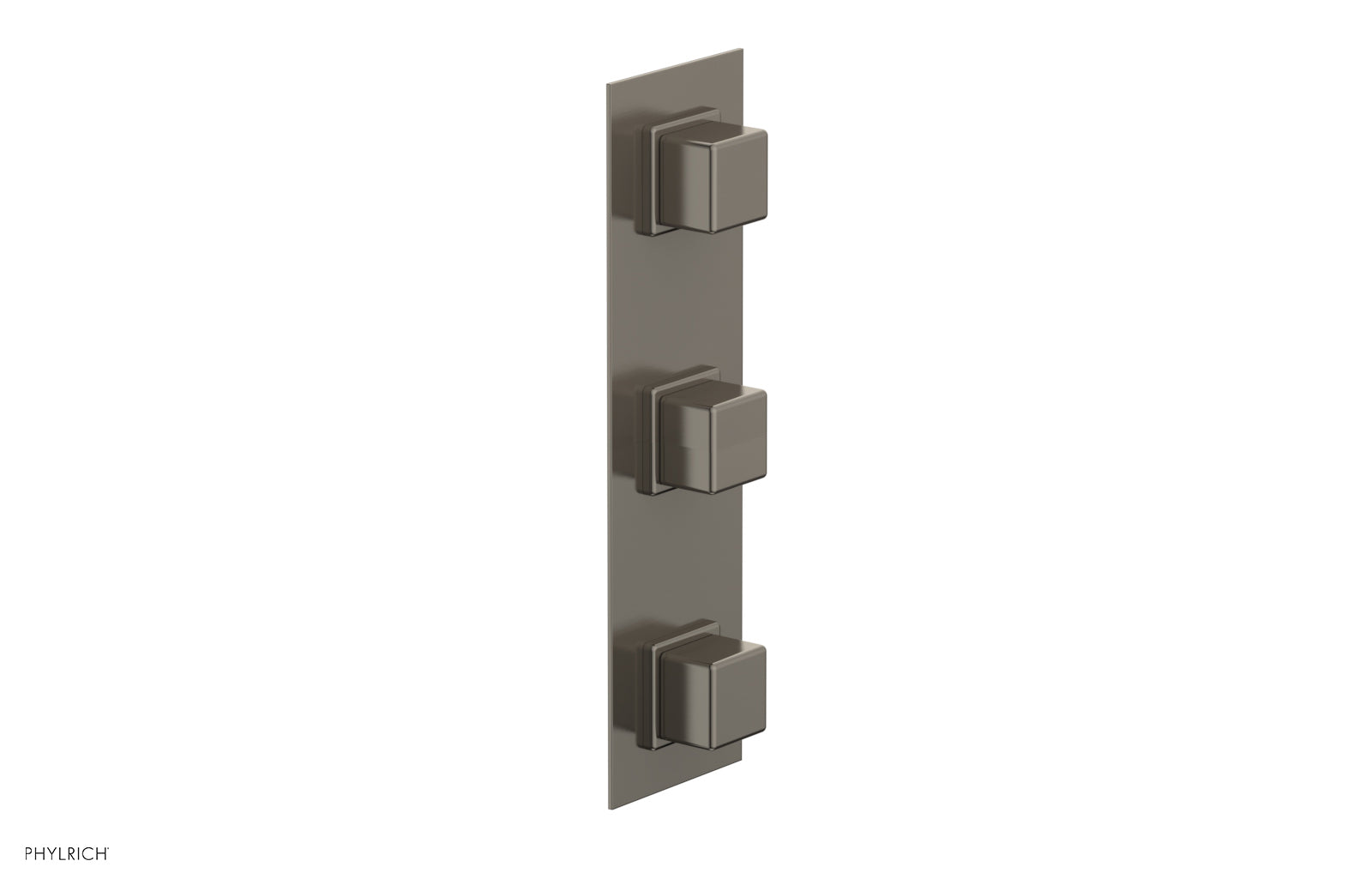 Phylrich MIX Thermostatic Valve with Two Volume Control - Cube Handles