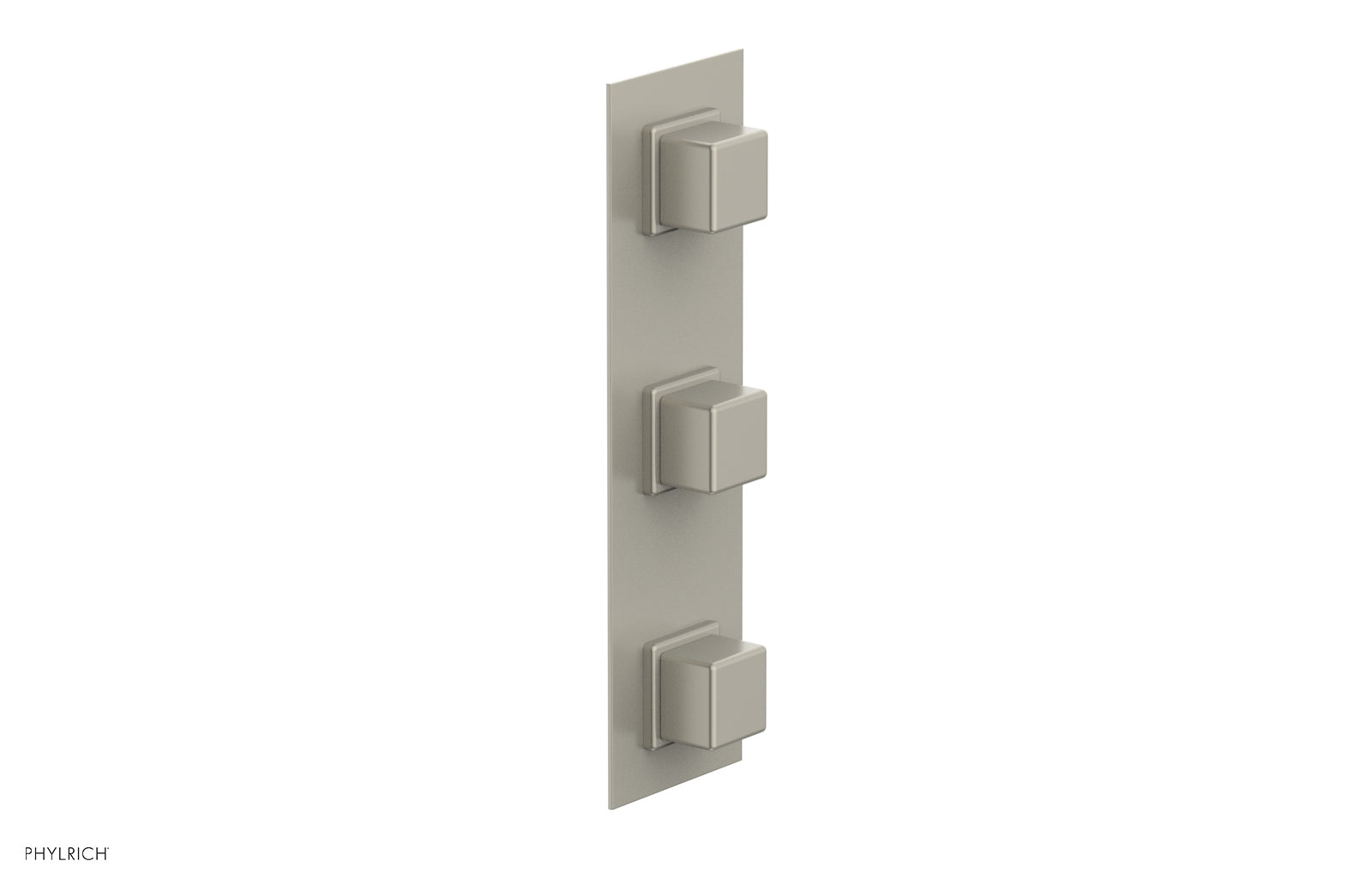 Phylrich MIX Thermostatic Valve with Two Volume Control - Cube Handles