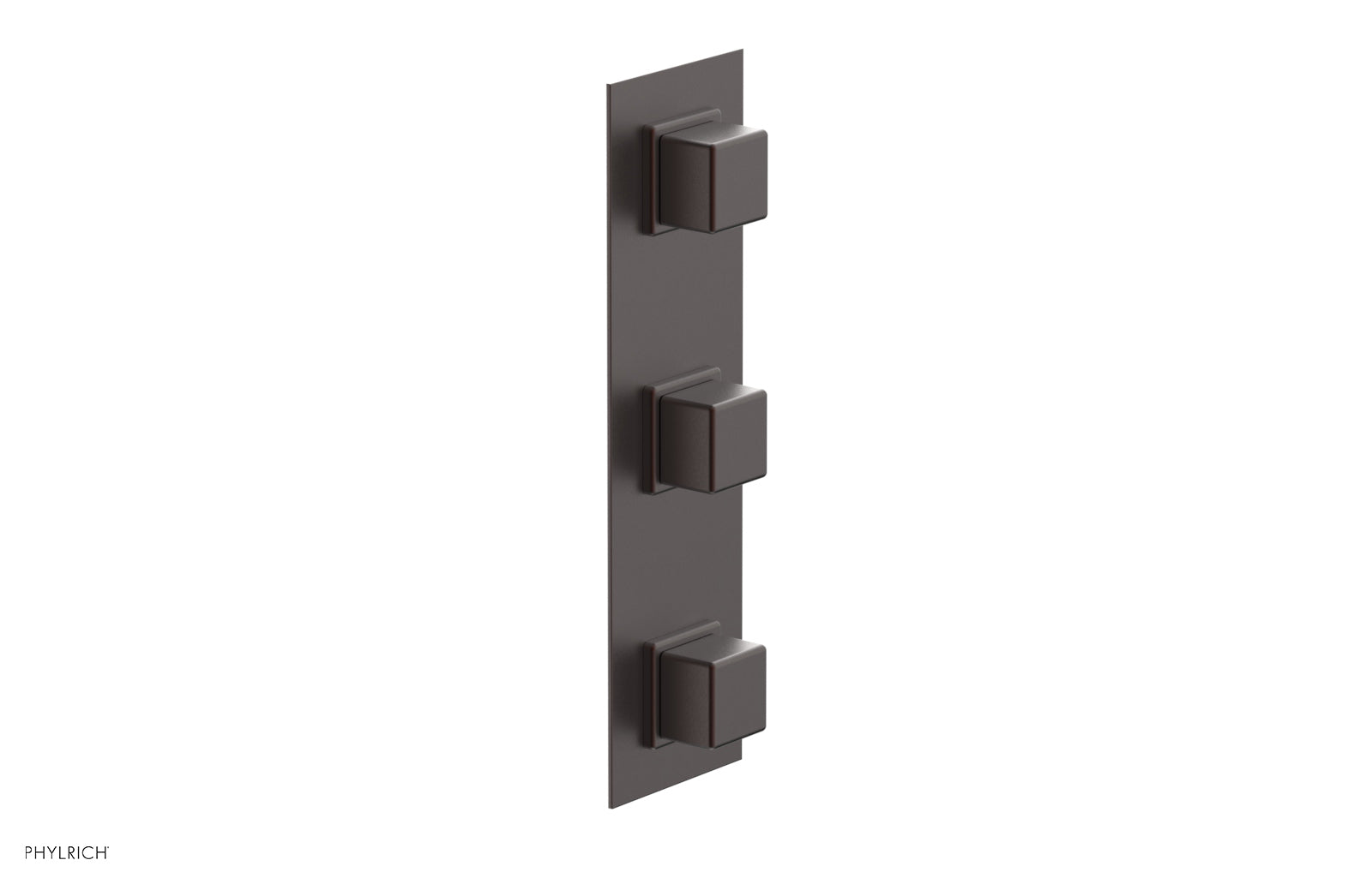 Phylrich MIX Thermostatic Valve with Two Volume Control - Cube Handles