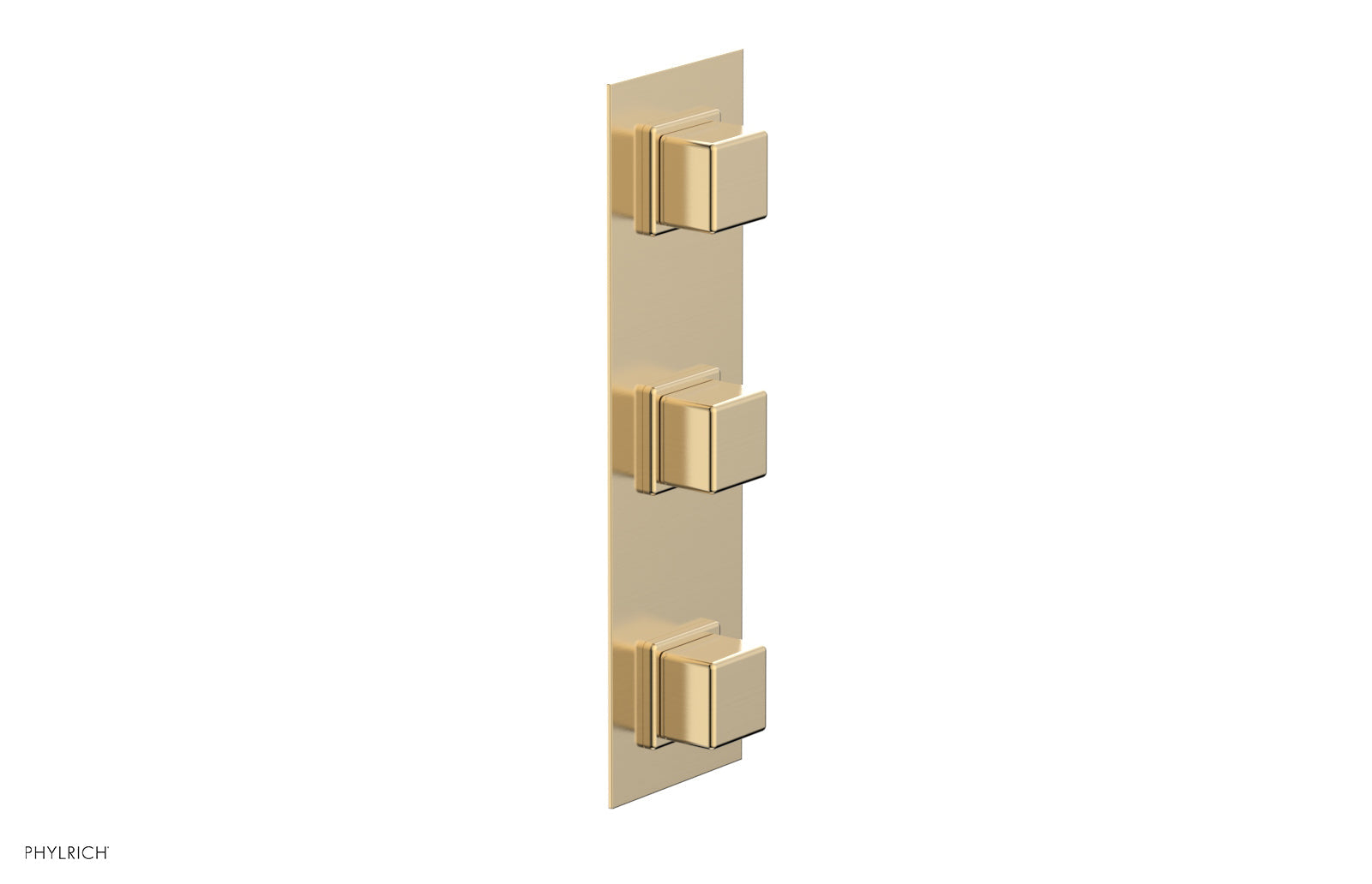 Phylrich MIX Thermostatic Valve with Two Volume Control - Cube Handles