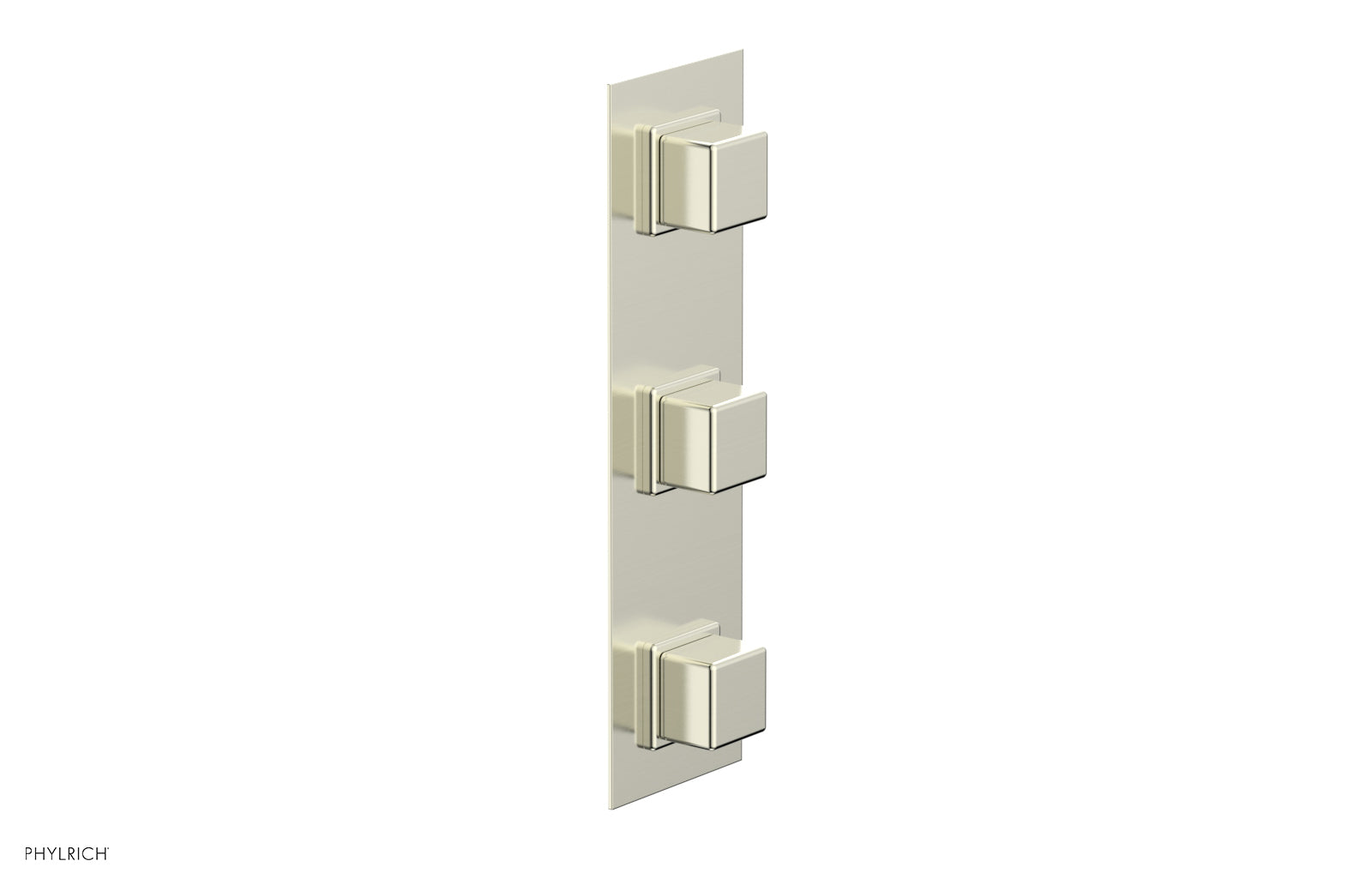 Phylrich MIX Thermostatic Valve with Two Volume Control - Cube Handles