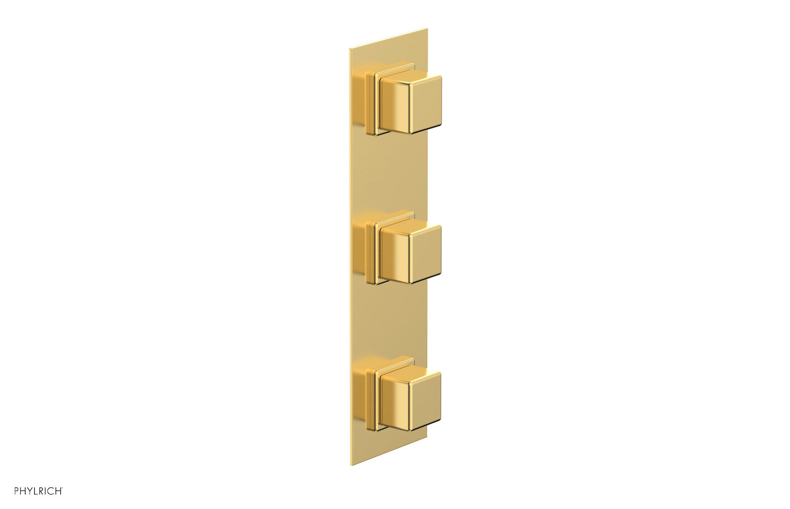 Phylrich MIX Thermostatic Valve with Two Volume Control - Cube Handles