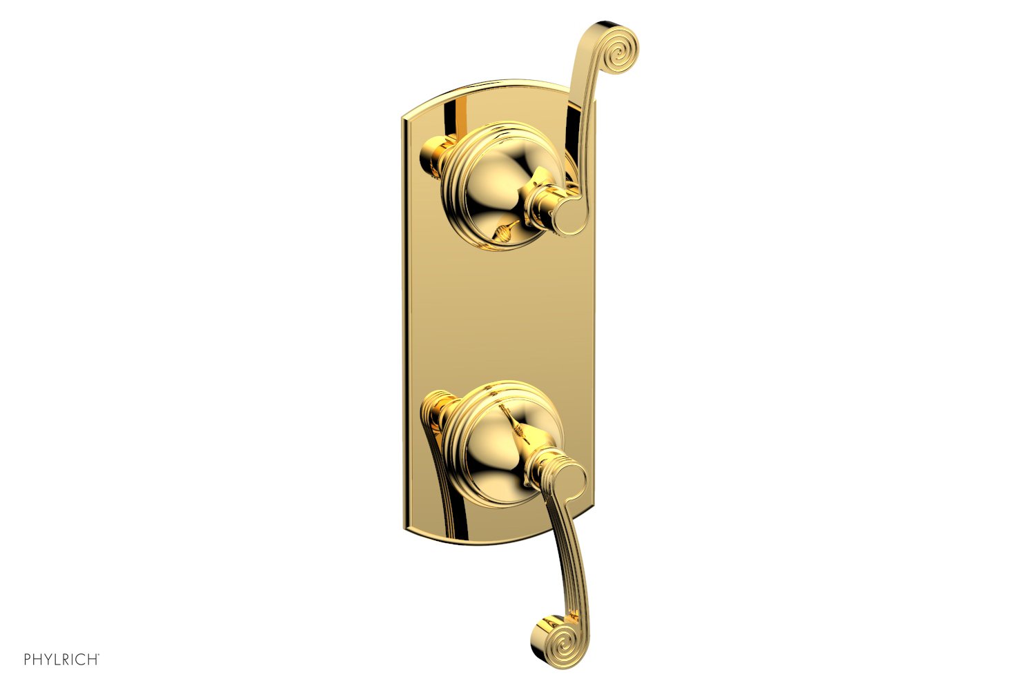 Phylrich 3RING 1/2" Mini Thermostatic Valve with Volume Control Diverter by Phylrich