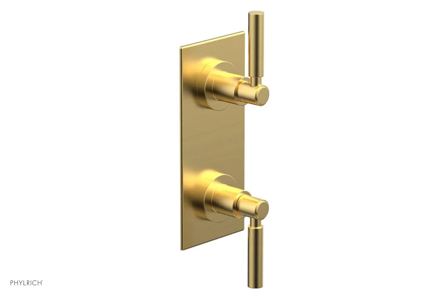 Phylrich BASIC 1/2" Thermostatic Valve with Volume Control or Diverter Lever Handles by Phylrich
